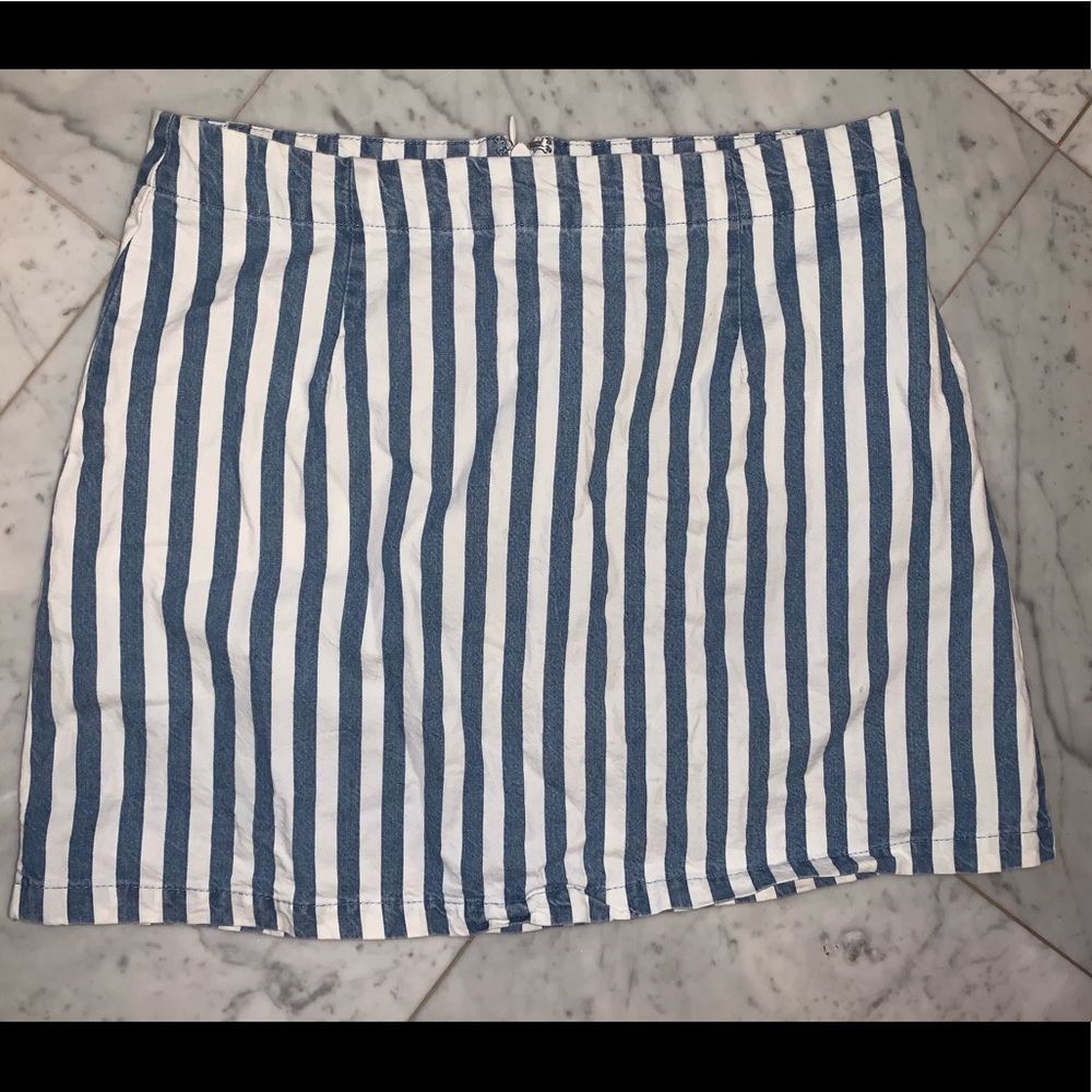 Forever 21 Striped Mini Skirt